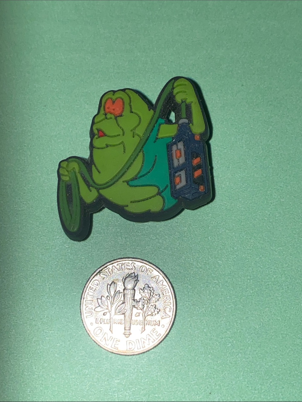 (10 for $15) Slimer Ghostbusters Movie Cartoon Crocs Shoe Charms